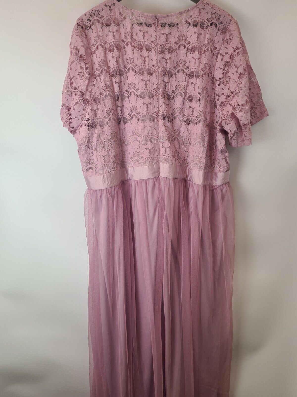Yours London Lace Sweetheart Purple Bridesmaid Maxi Dress Size 22