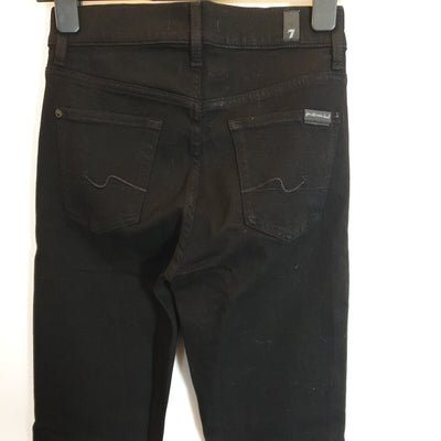 For All Mankind Black Jeans Straight Crop Size 26****Ref V317