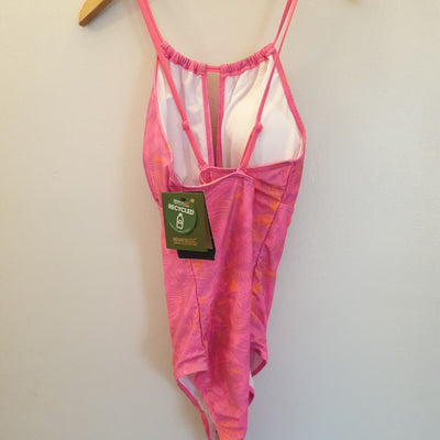 Regatta Halliday SwimCostume Pink Palm Uk14****Ref V355