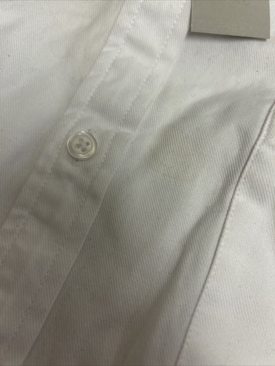 River Island Long Sleeve 1 Pack Regular Shirt - White. UK XLarge