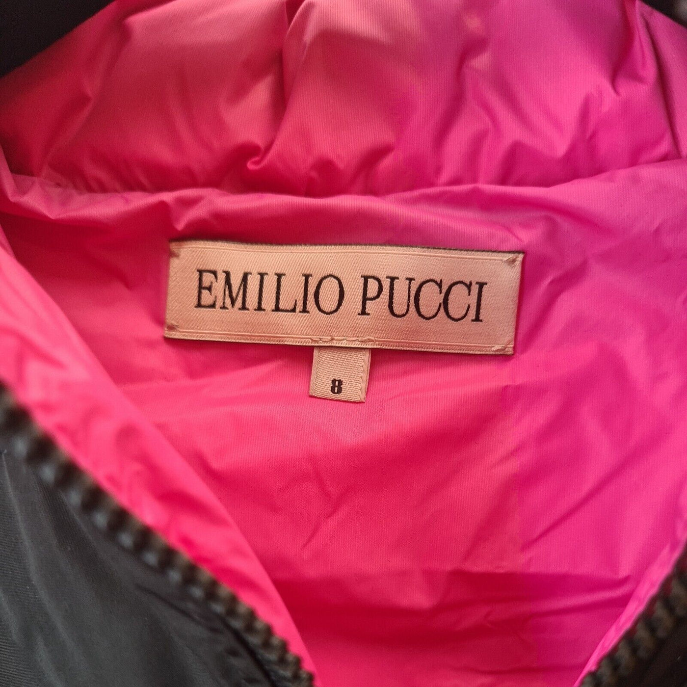 Emilio Pucci Kids Coat Black BNWT Ref