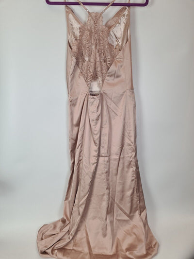 Chi Chi Trey Bridesmaid Dress - Champagne. Size 14 **** V522