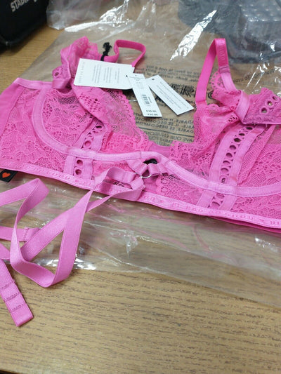 Knickerbox Planet Hot Pink Non Pad Bra. UK34B. New Ref Y60