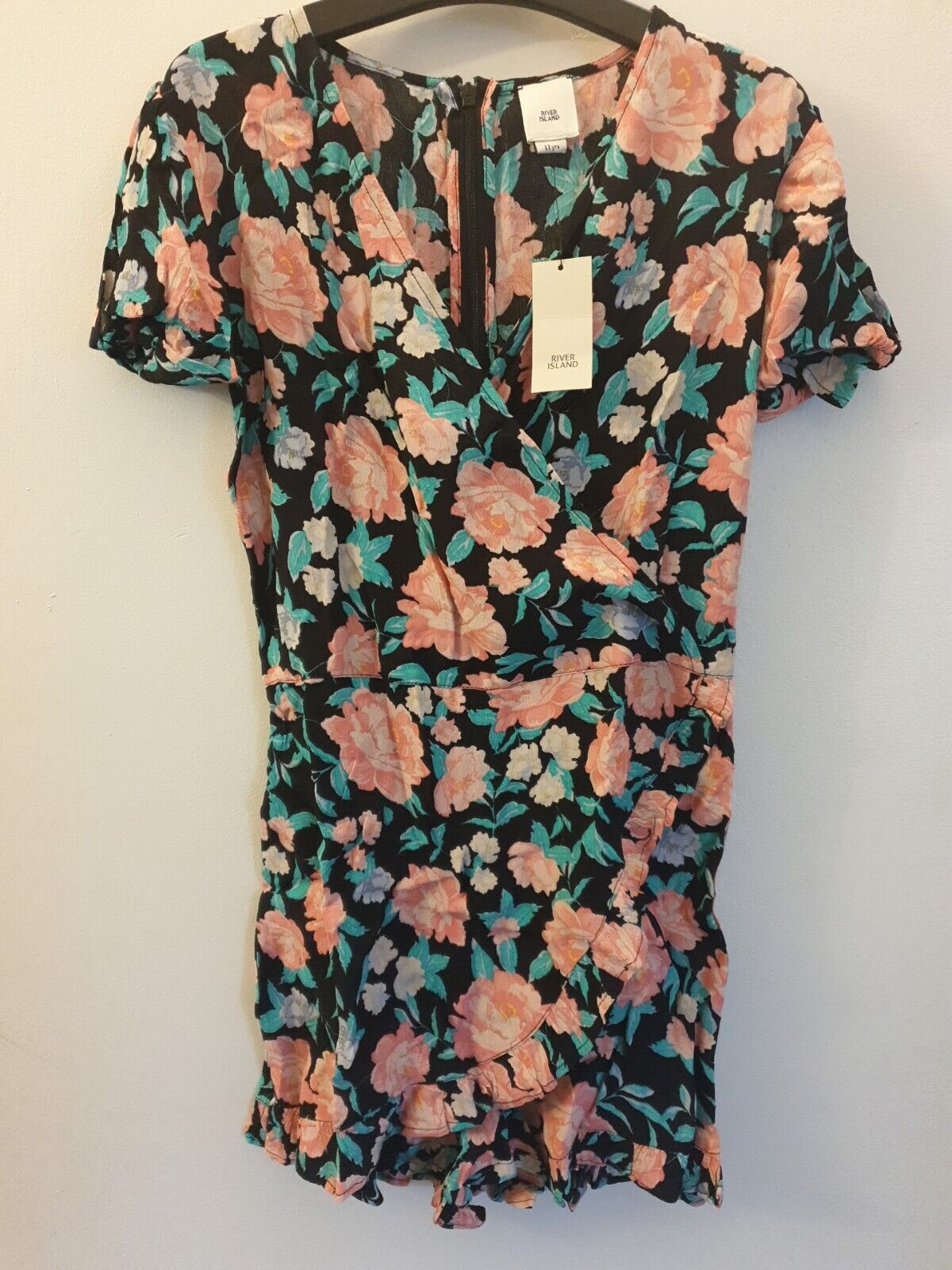 River Island Girls Floral Playsuit- Multicolored. Uk 11yrs