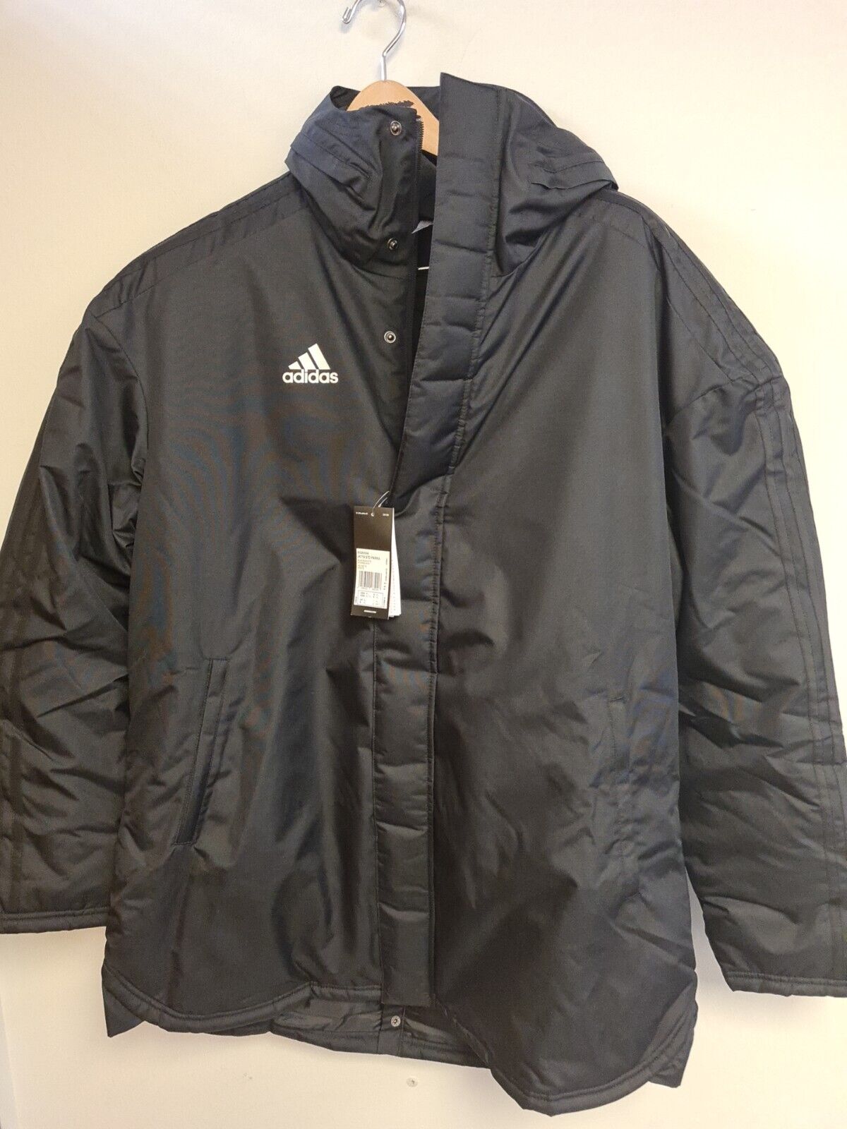 Adidas Jacket Std Parka Black Size XL BNWT Ref****V509