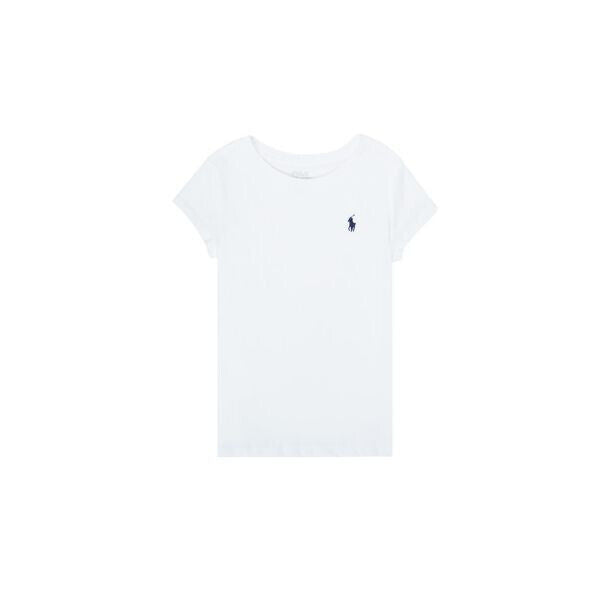 Polo Ralph Lauren White T-Shirt Size (Small) 7 Years *** V348
