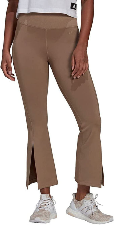 Adidas Women's Hyperglam Flared Trousers. Brown. UK XL**** V188
