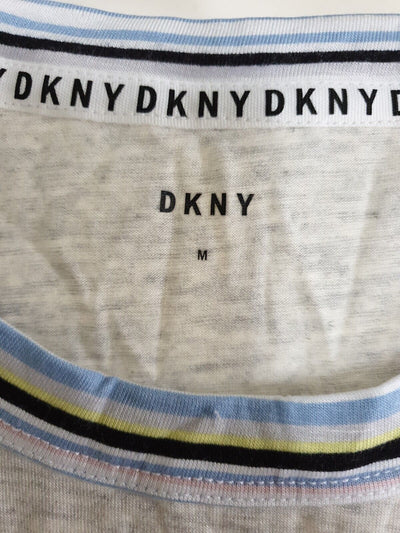 DKNY Light Grey WMS Pj Top Short Sleeve Size M Ref LB3