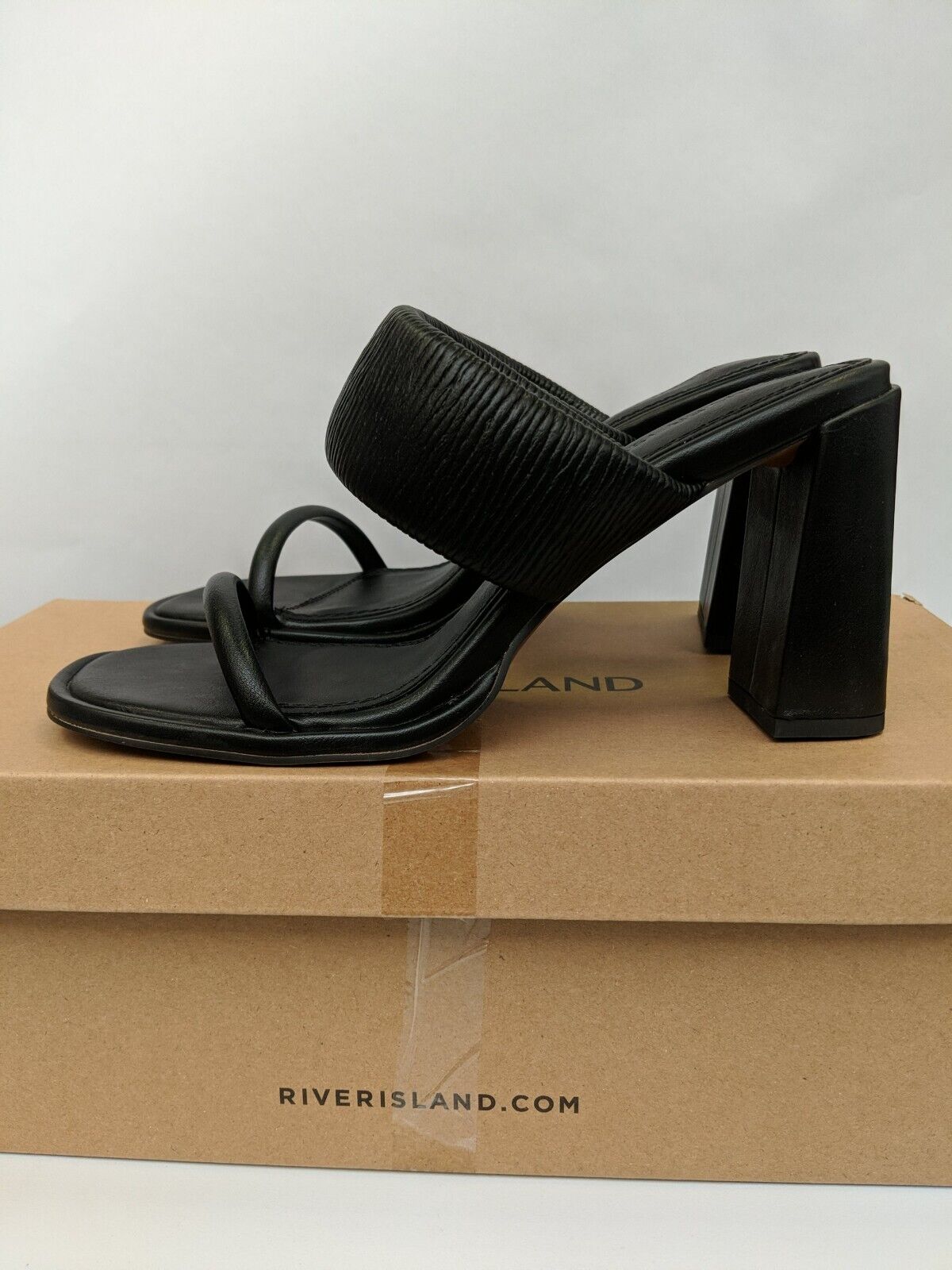 River Island Justice Heeled Sandals. Size UK 8 **** VS1