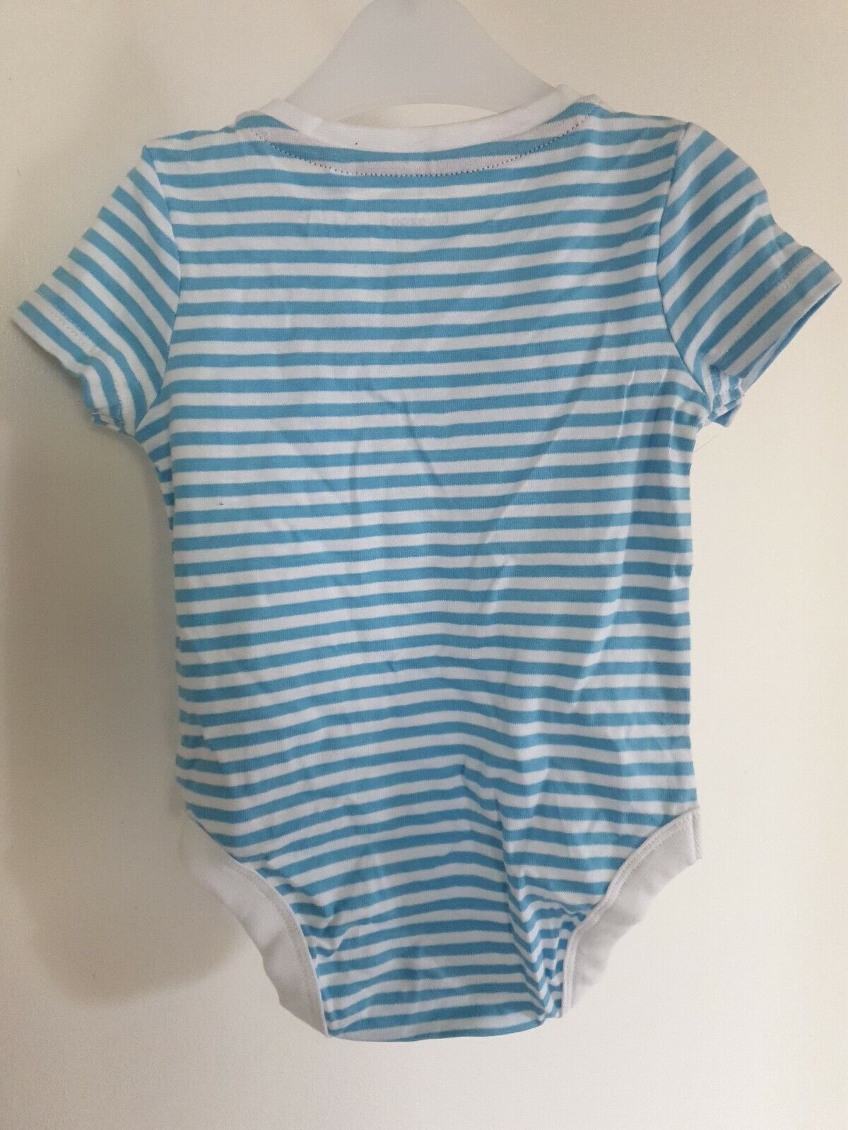 blue zoo Baby Grow Tshirt Blue Strip Size 3-6 Months Ref Y28