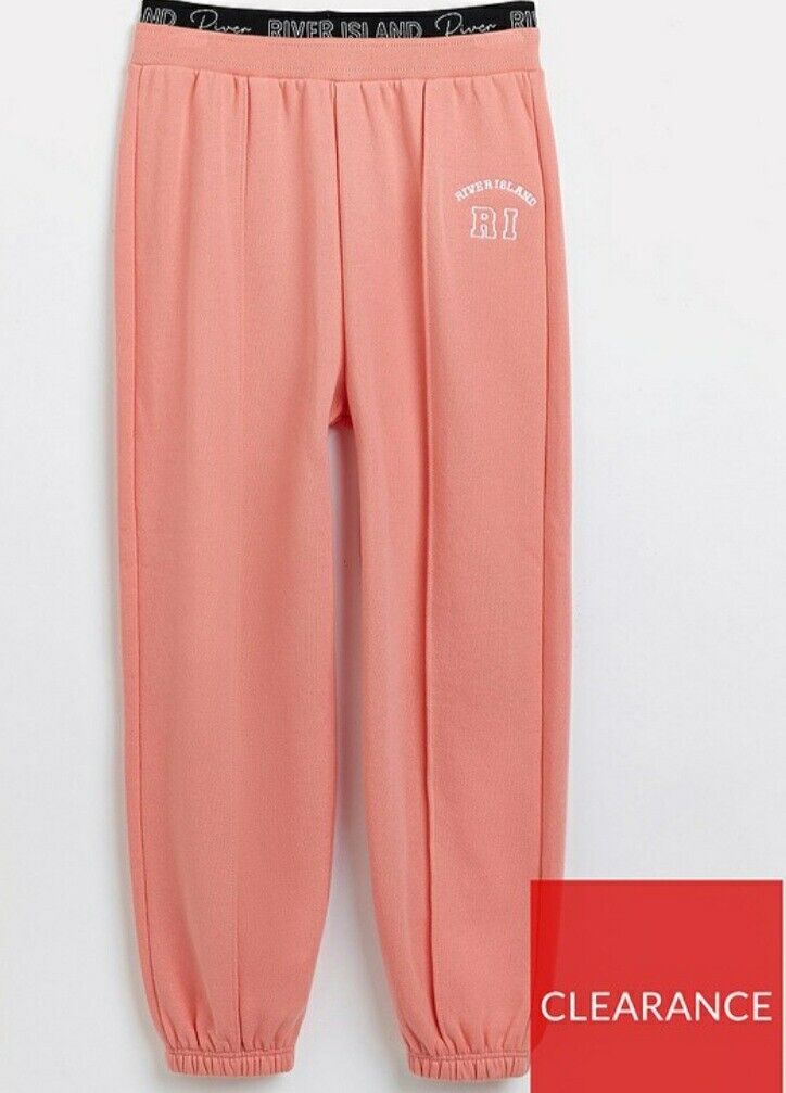 River Island Girls Coral Jogging Bottoms Size 9-10yrs ****Ref V550