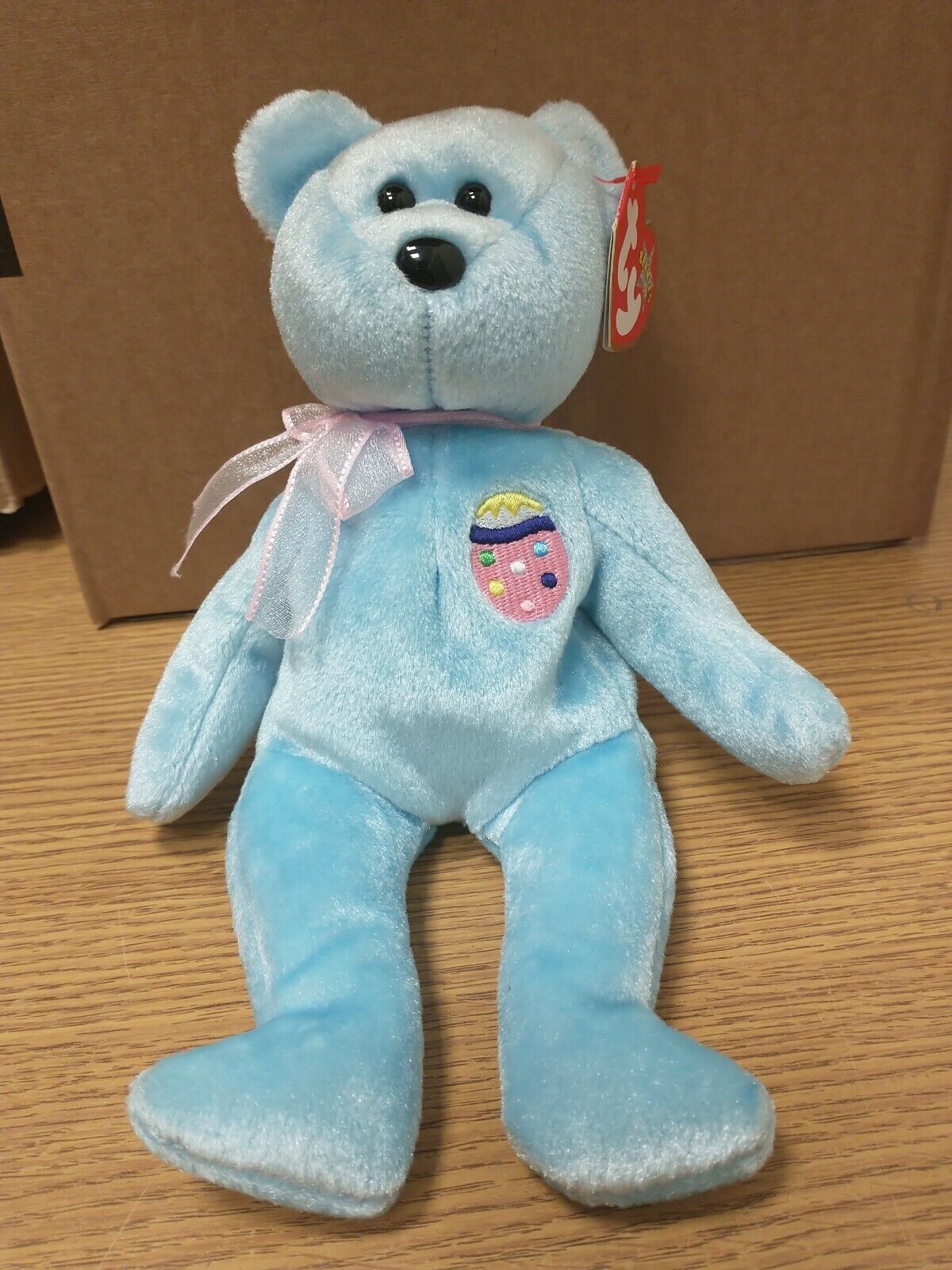 Ty Beanie Babies - Eggs 2 the easter bear.  Ref Beanie 3