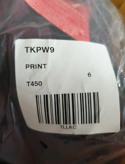 AX Paris Plum Printed Pleat Sleeve Midi Dress UK 6 ****Ref V547