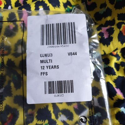 The Mark Jacobs Tshirt Dress Animal Print Yellow Size 12yrs****Ref V69