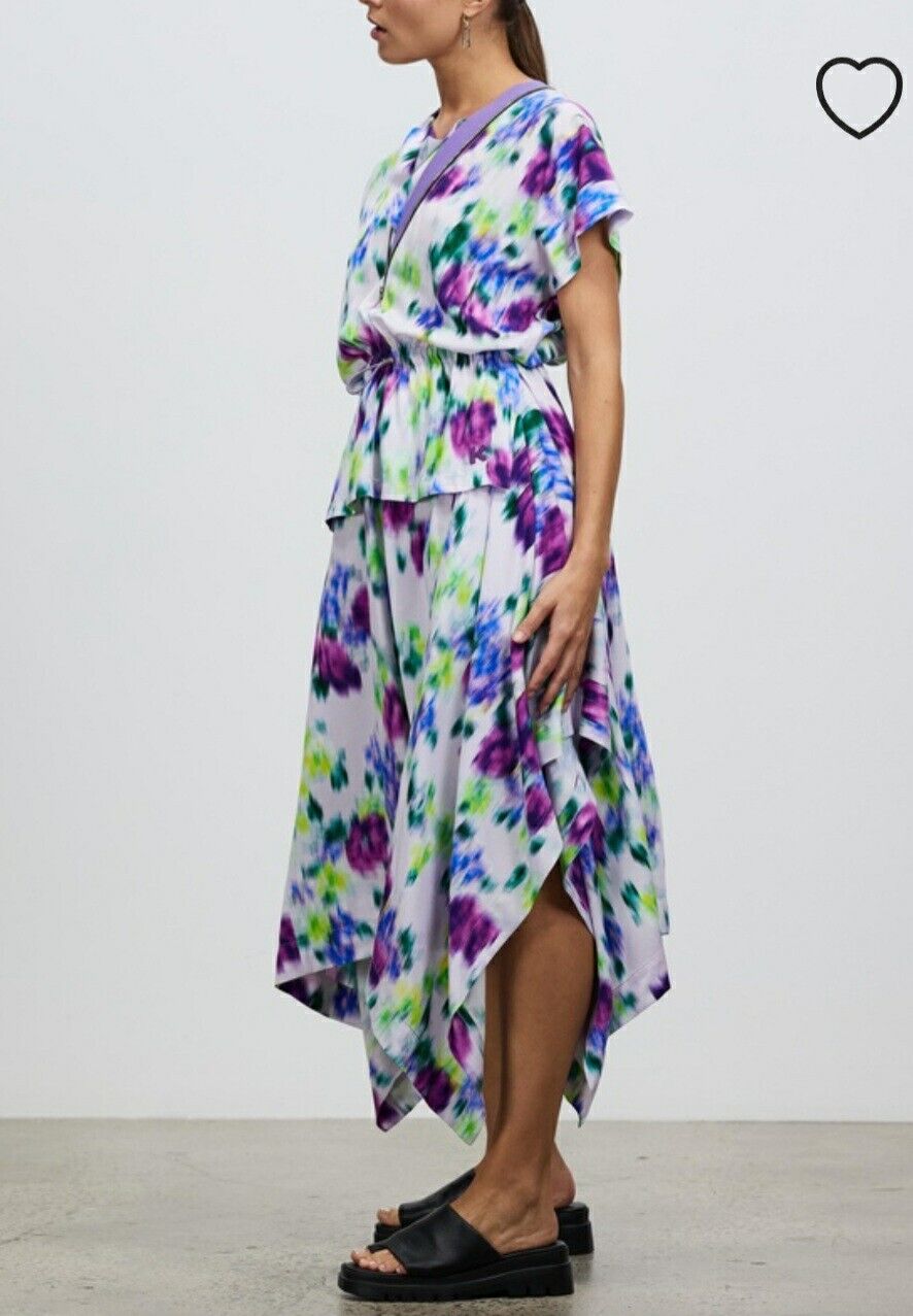 Kenzo Printed Waisted Midi Dress Size 36****Ref V435
