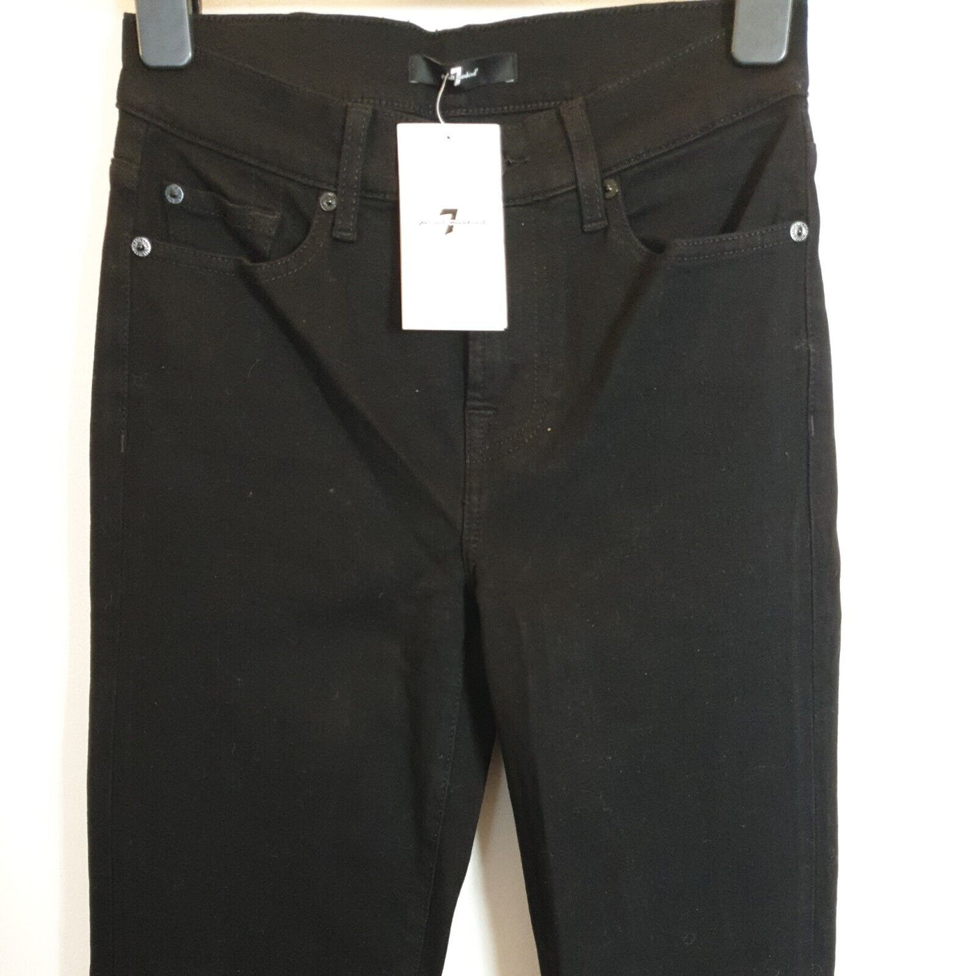 For All Mankind Black Jeans Straight Crop Size 26****Ref V109