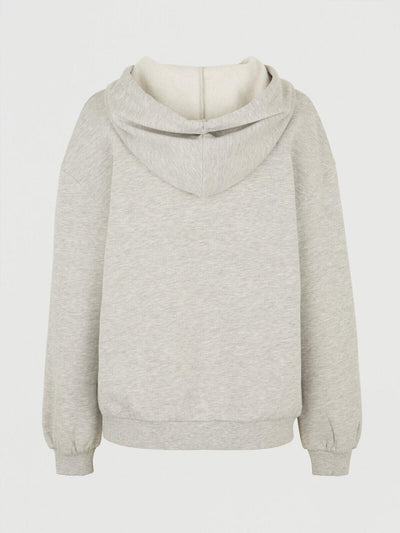Michelle Keegan Grey Embroidered Hoodie Size 8 **** V398