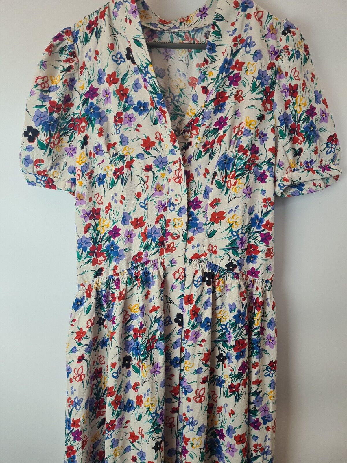 Michelle Keegan Button Up Floral Printed Maxi Dress UK 6
