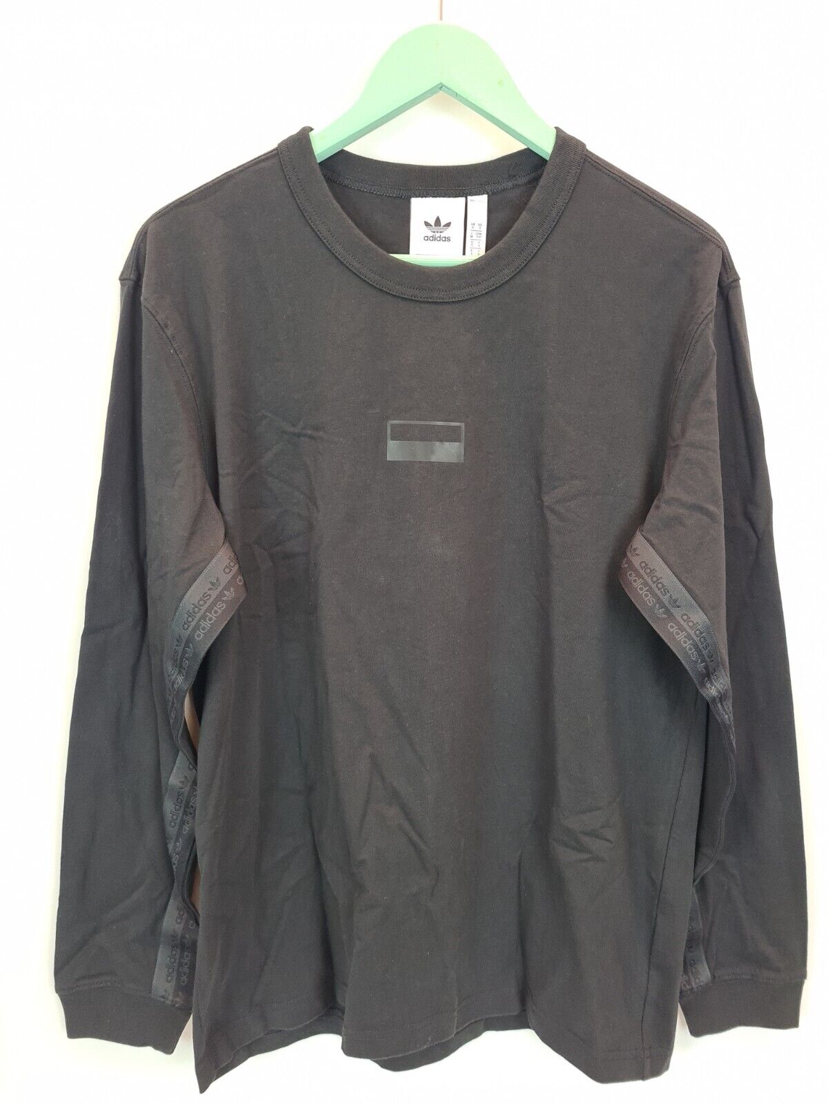 Adidas R.Y.V LOGO LS Black Size Small **** V28