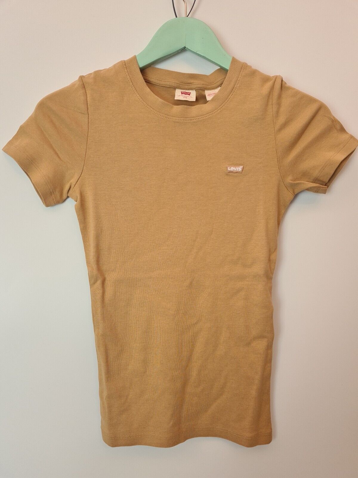 Levi's Slim Fit Brown T-Shirt Womens Size XXSmall **** V27