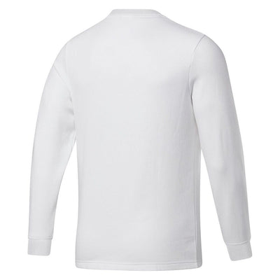 Reebok Training Piping Crew Sweatshirt - White. UK M **** Ref V530