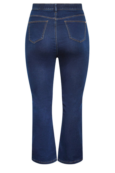 Yours Indigo Blue Bootcut Stretch ISLA Jeans Size 18