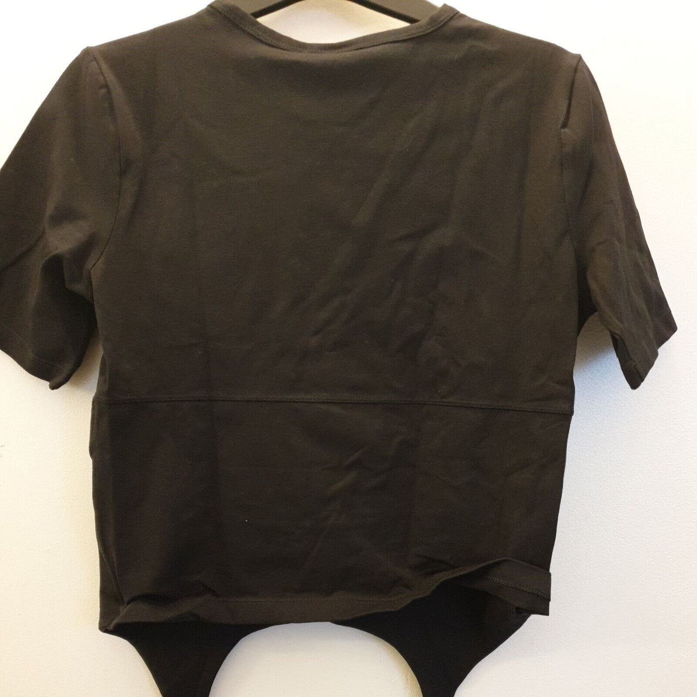 Adidas Black Cotton Crop Suspender Detail Uk14****Ref V240