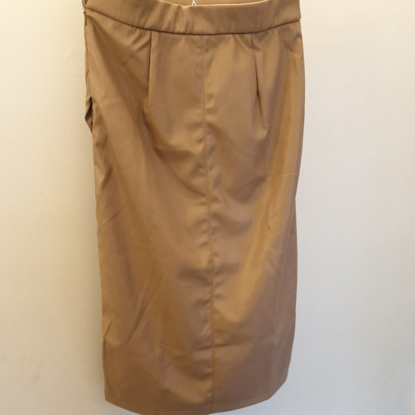 Vila Faux Leather Skirt Beige Size 8****Ref V2