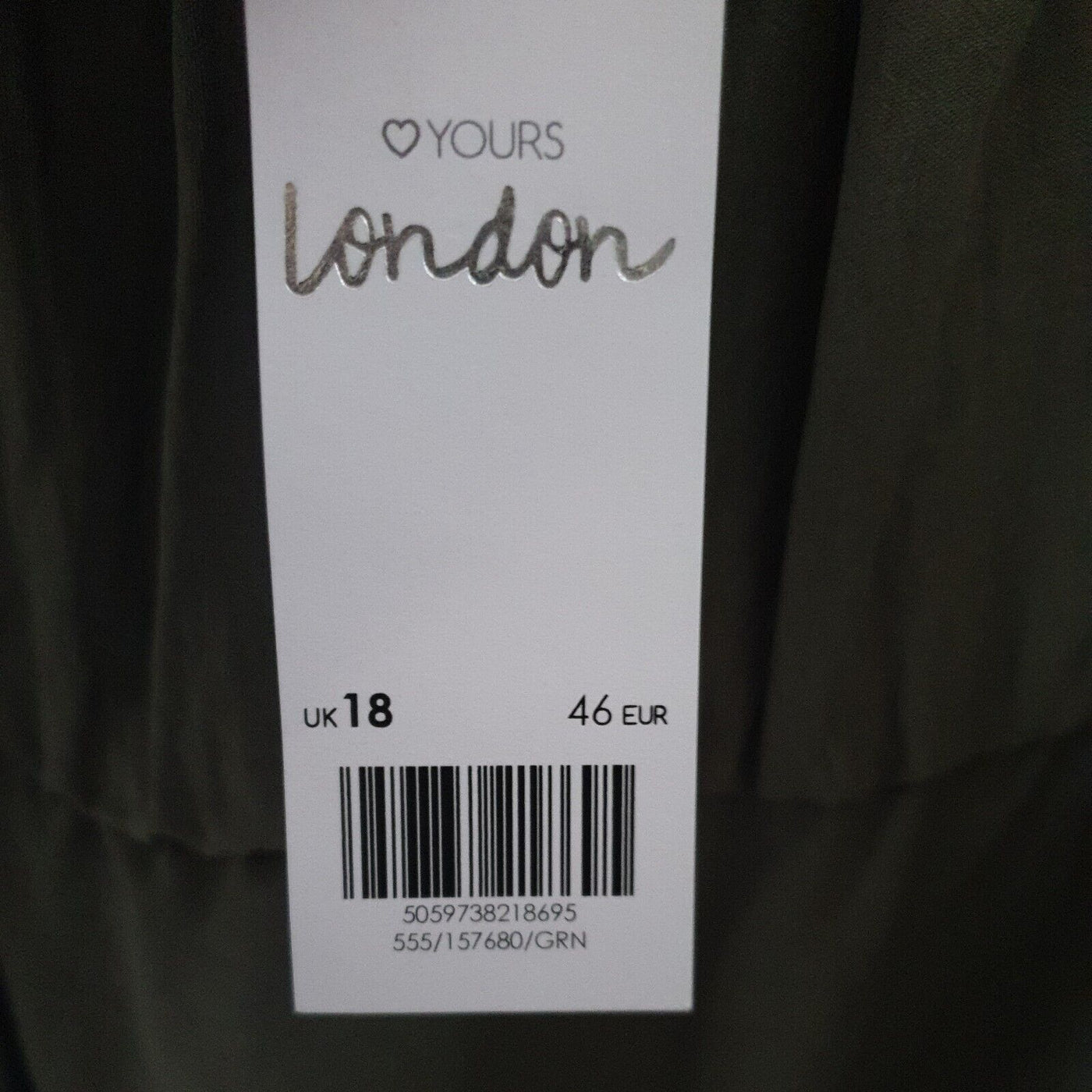 Yours London Green Midi Dress Size 18****Ref V27