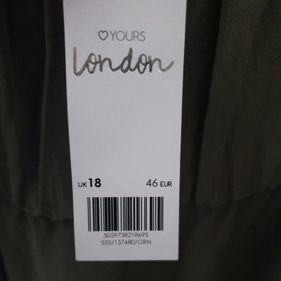 Yours London Green Midi Dress Size 18****Ref V27