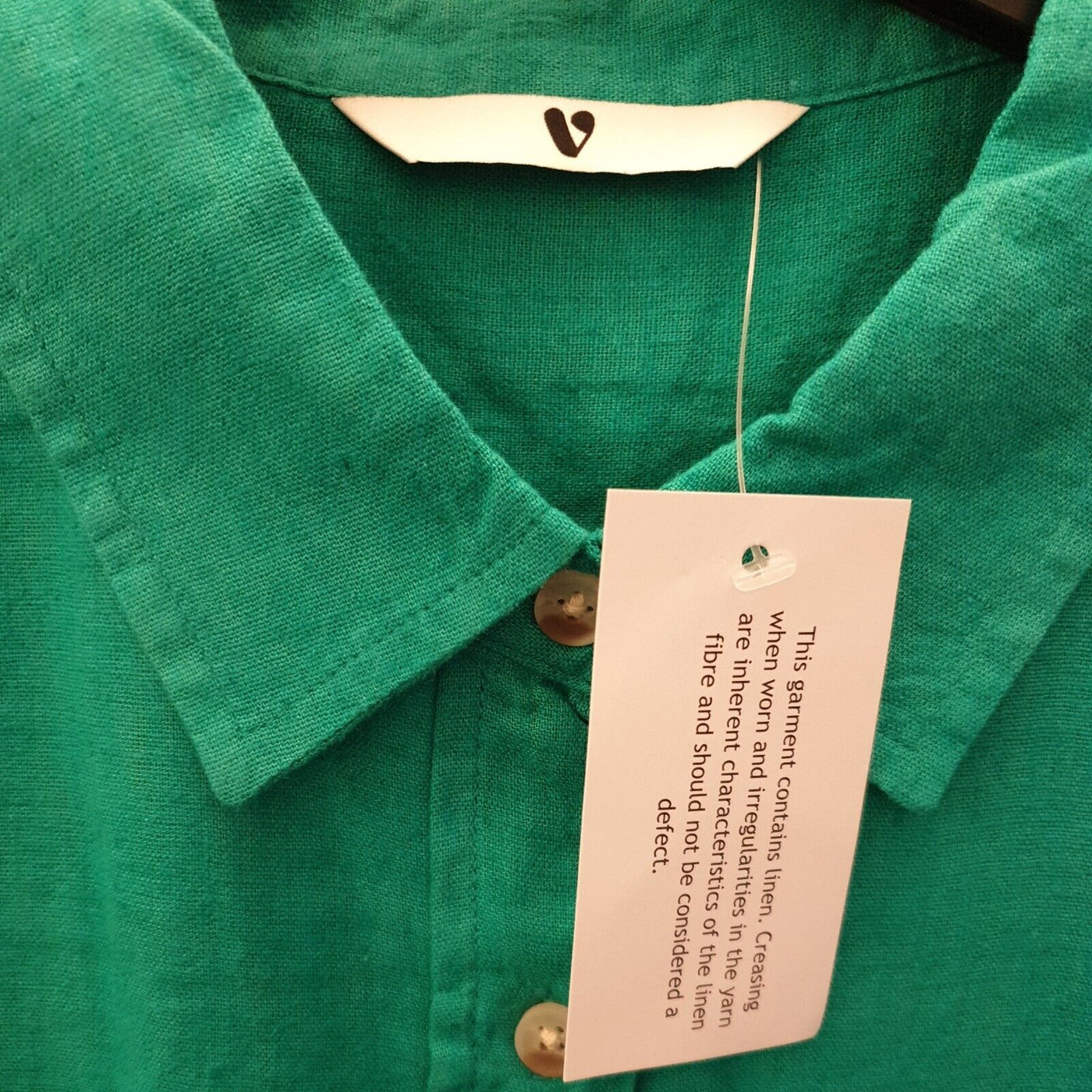 Womens Green Long Sleeve Shirt UK 12****Ref V261