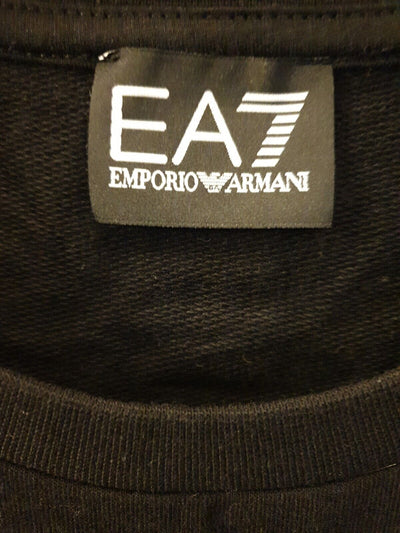 Ea7 Emporio Armani Core Id Logo Sweatshirt Black Size M****Ref V540