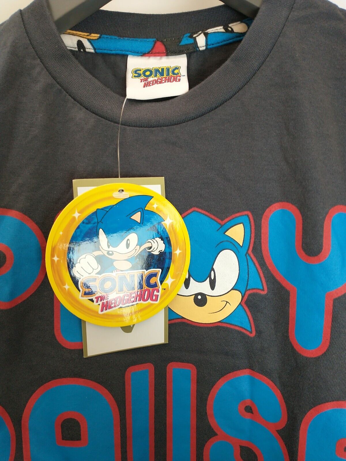 Sonic The Hedgehog 7-8 Years PJ Set **** Ref V32