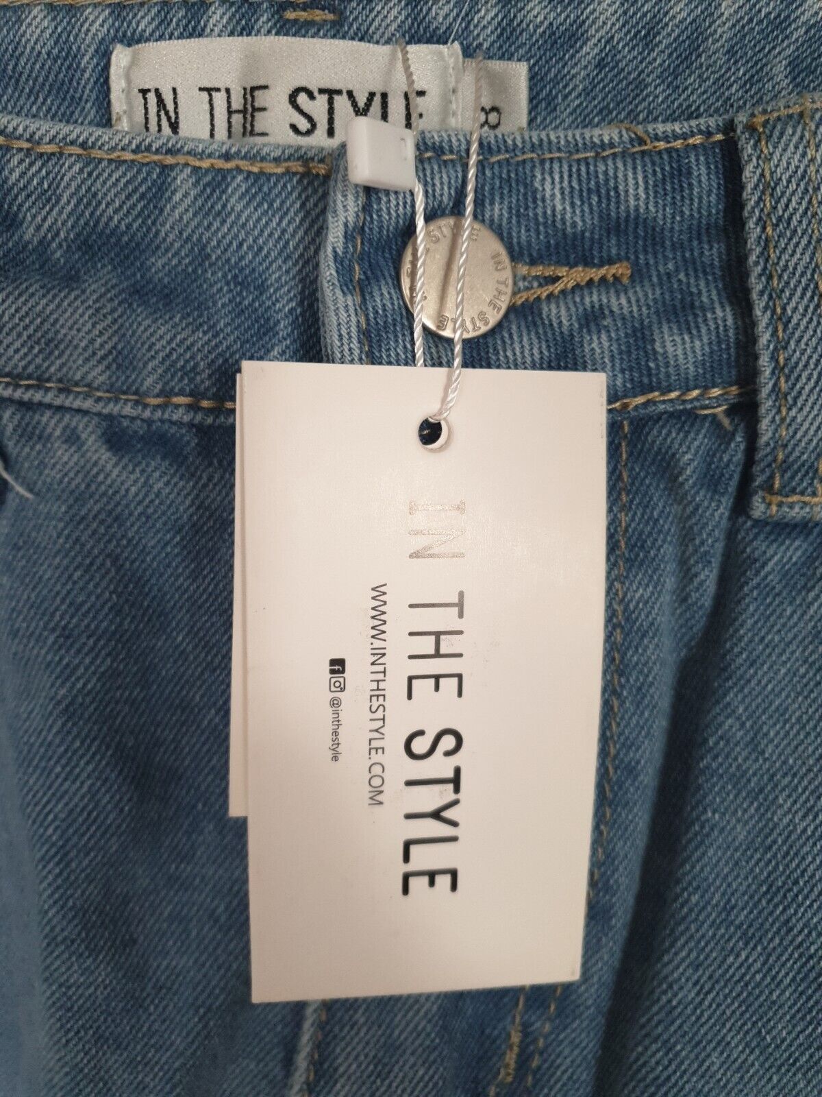 In The Style Mom Jean- Blue. Uk8