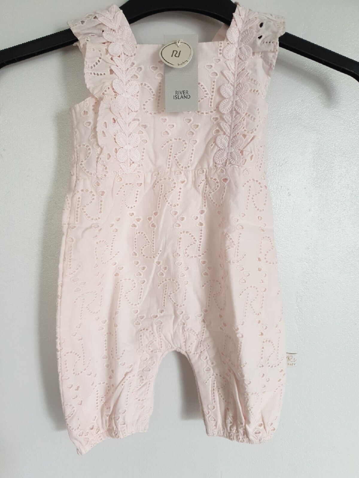 River Island Girls Light Pink Romper Uk 3-6mths****Ref V414