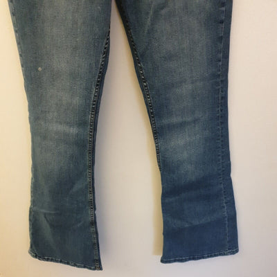 Missguided Blue Flared Jeans Size 12 ****Ref V262
