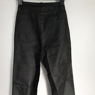 NA-KD Black Coated Trousers EU36 Uk10****Ref V40