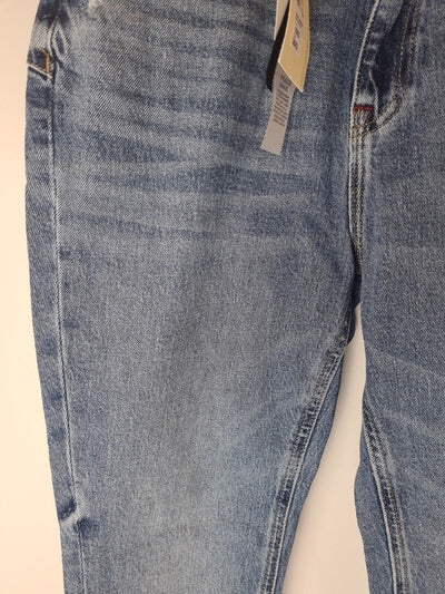 River Island Petite Carrie High-Rise Mom Jeans. Size UK 14R **** V223