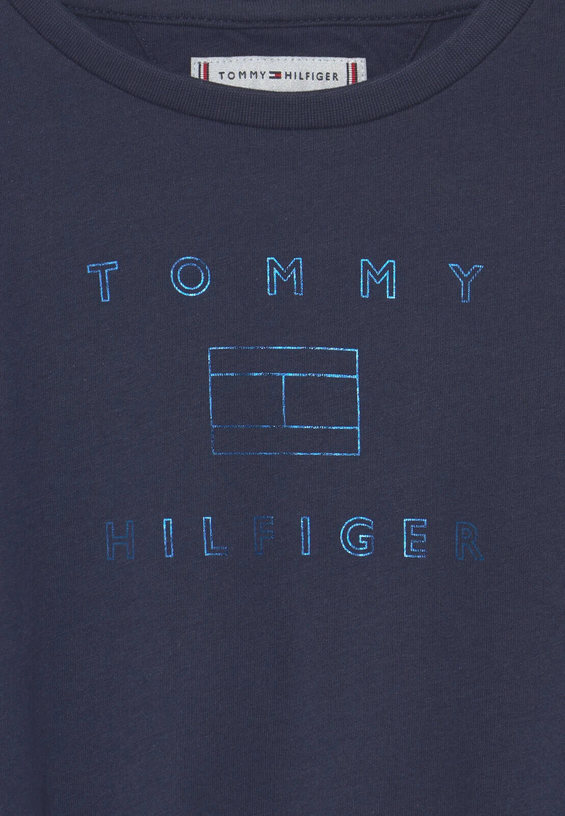 Tommy Hilfiger Foil Logo Tshirt Navy Blue Size 16yrs****Ref V391