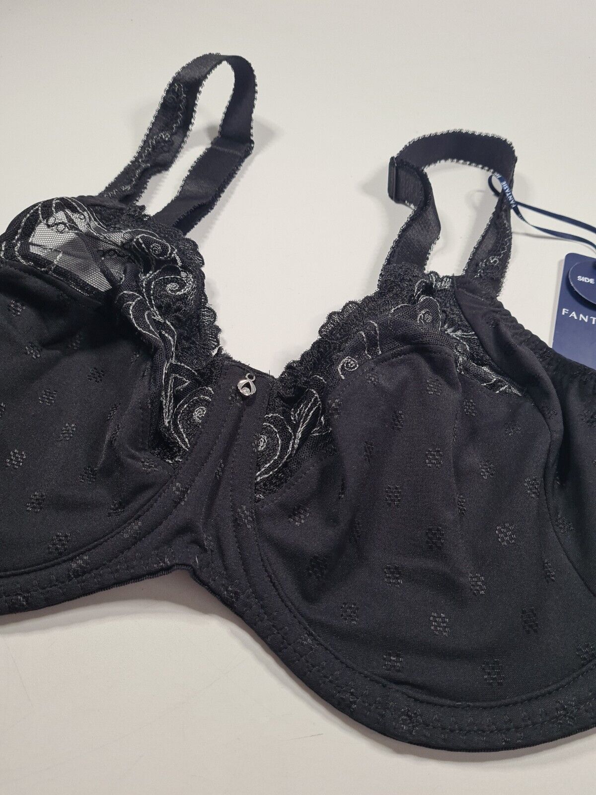 Fantasie Jocelyn Side Support Black Bra Size 34F **** V353