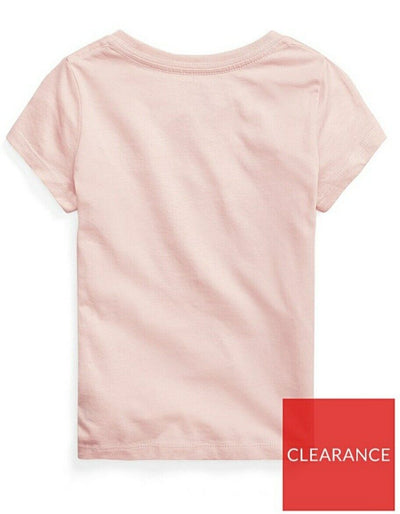 Ralph Lauren Core Pink Tshirt Size 3yrs****Ref V435