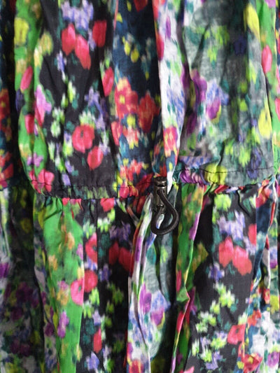 Kenzo Multi Coloured Elasticated Waist Skirt Midi Size 36****Ref V435