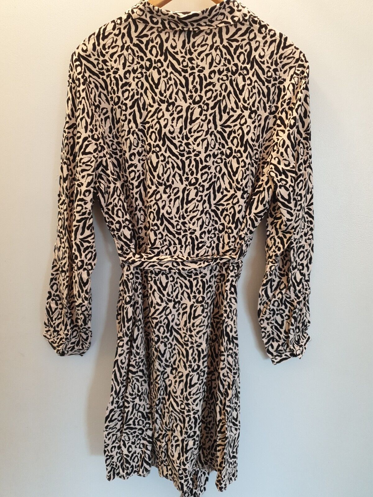 New Look Curves Animal Print Dress Brown Uk18****Ref V364