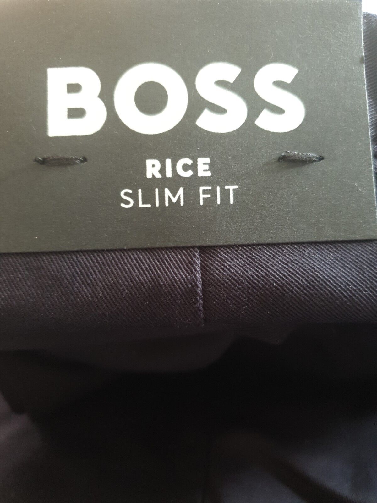 Hugo Boss Rice3-D Slim Fit Trousers- Blue. Uk52reg