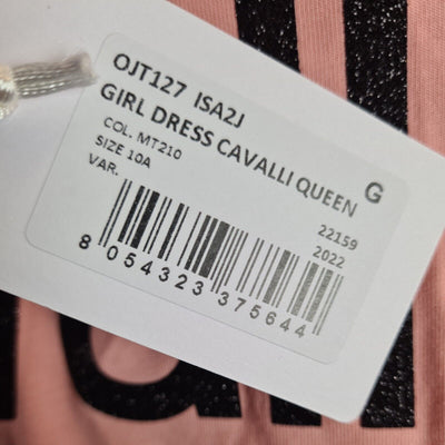 Roberto Cavalli Girls Dress Cavalli Queen Size 10A BNWT Ref****VA1