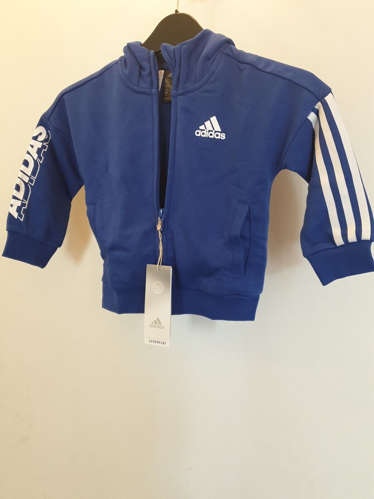 Adidas Boys Tracksuit UK 18-24M Blue/Navy ****Ref V1