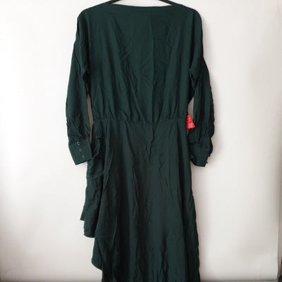 AX Paris High Low Midi Dress Size 14 Green ****Ref V26