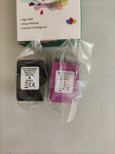 Compatible HP 304XL 2 Ink Cartridge Multipack - EXTRA HIGH CAPACITY. Ref T7