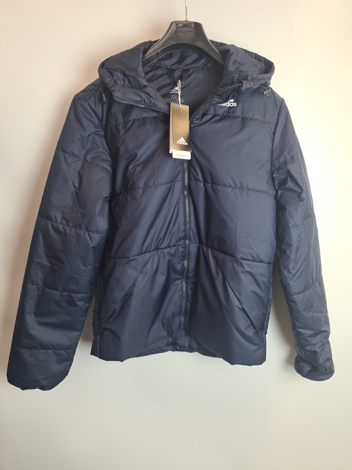 Adidas Navy Bsc Insulated Jacket Size XS **** V75