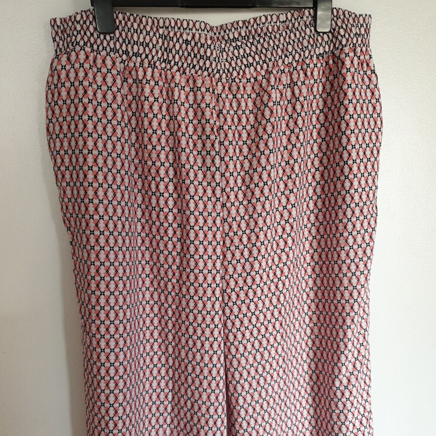 Womens Wide Leg Coral Trousers Size 24****Ref V276